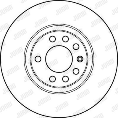 Jurid 562240J - Brake Disc autospares.lv