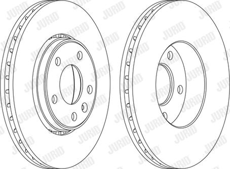 Jurid 562241J - Brake Disc autospares.lv