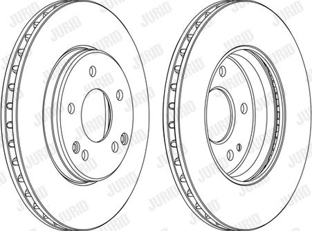 Jurid 562248J - Brake Disc autospares.lv