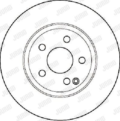 Jurid 562243J - Brake Disc autospares.lv