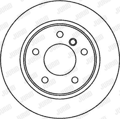 Jurid 562259J - Brake Disc autospares.lv