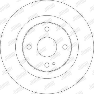 Jurid 562255J-1 - Brake Disc autospares.lv