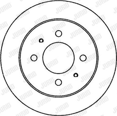 Jurid 562250J - Brake Disc autospares.lv