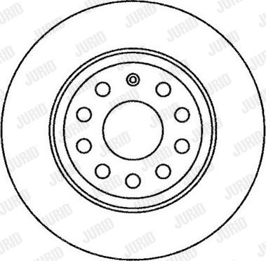 Jurid 562258J - Brake Disc autospares.lv