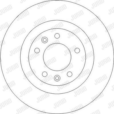 Jurid 562253J - Brake Disc autospares.lv