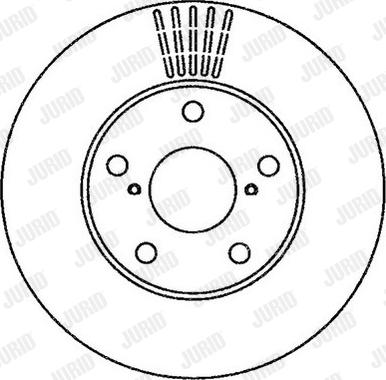 Jurid 562269J - Brake Disc autospares.lv