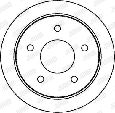 Jurid 562264JC-1 - Brake Disc autospares.lv