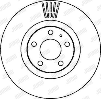 Jurid 562265J - Brake Disc autospares.lv