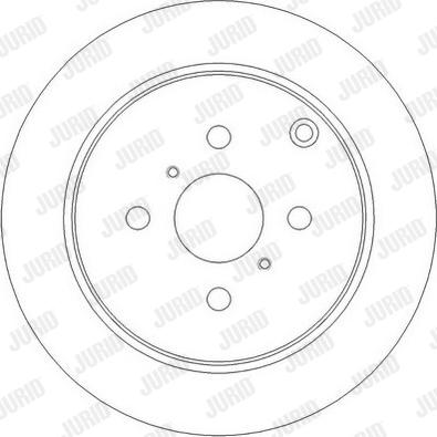 Jurid 562261J-1 - Brake Disc autospares.lv