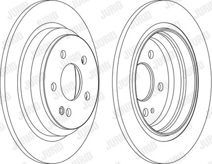 Jurid 562263J - Brake Disc autospares.lv