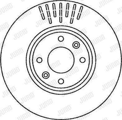 Jurid 562267JC - Brake Disc autospares.lv