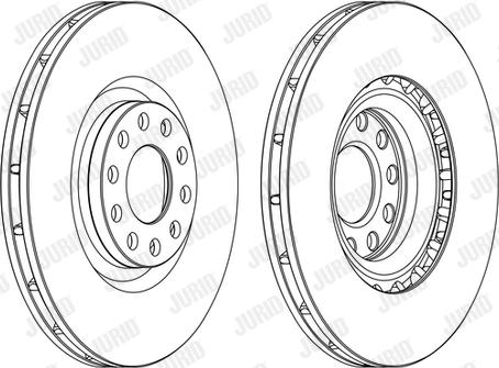 Jurid 562205J - Brake Disc autospares.lv