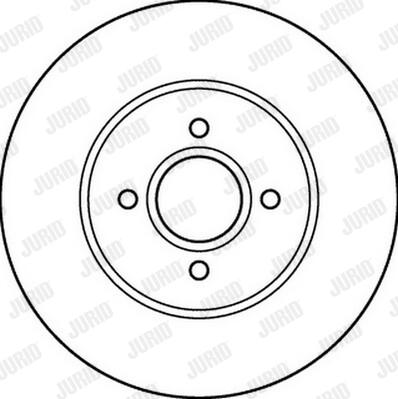 Jurid 562206JC-1 - Brake Disc autospares.lv