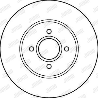 Jurid 562206J - Brake Disc autospares.lv