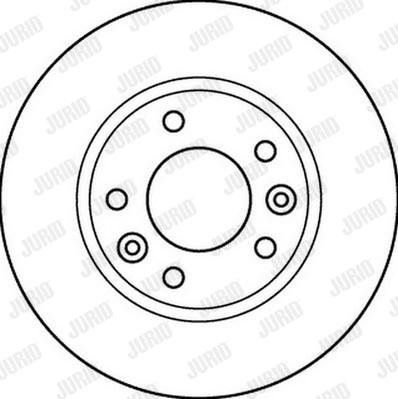 Jurid 562207J - Brake Disc autospares.lv