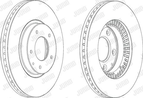 Jurid 562286J - Brake Disc autospares.lv