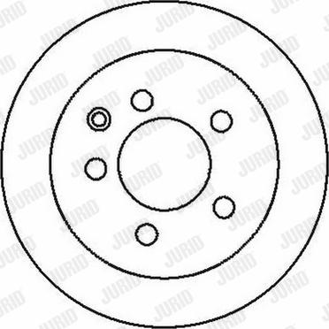 Jurid 562280JC-1 - Brake Disc autospares.lv