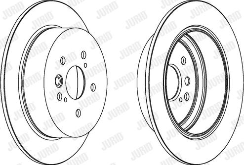 Jurid 562288JC-1 - Brake Disc autospares.lv