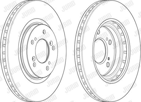 Jurid 562283J - Brake Disc autospares.lv