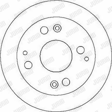 Jurid 562282J-1 - Brake Disc autospares.lv