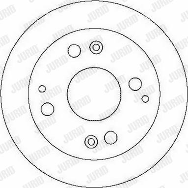 Jurid 562282J - Brake Disc autospares.lv