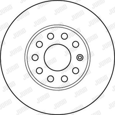 Jurid 562235J - Brake Disc autospares.lv