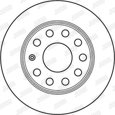 Jurid 562236J - Brake Disc autospares.lv