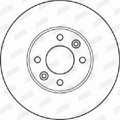 Jurid 562233J - Brake Disc autospares.lv