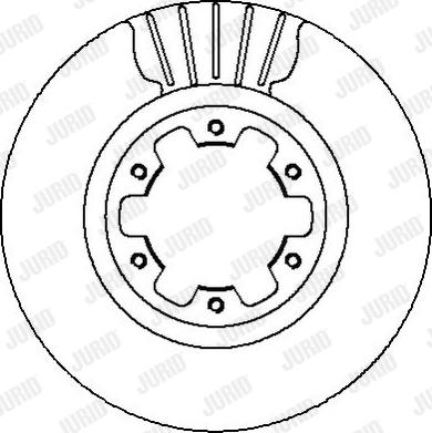 Jurid 562279J - Brake Disc autospares.lv