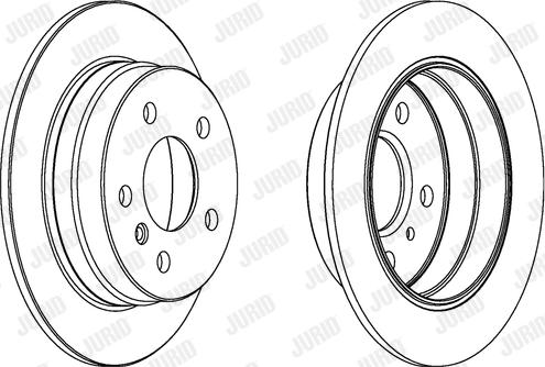 Jurid 562274J - Brake Disc autospares.lv