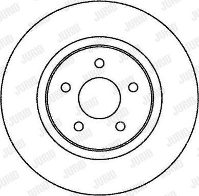 Jurid 562270J - Brake Disc autospares.lv