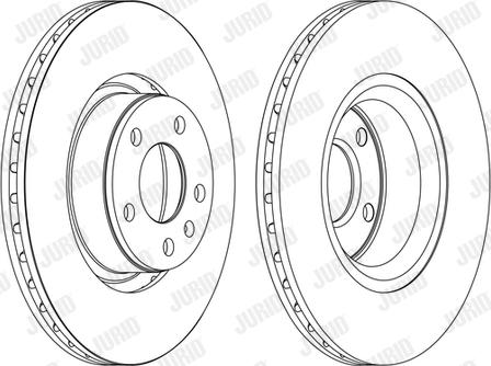 Jurid 562271JC-1 - Brake Disc autospares.lv