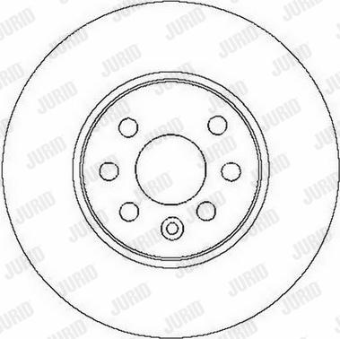 Jurid 562278J - Brake Disc autospares.lv