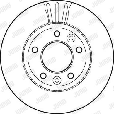 Jurid 562791J-1 - Brake Disc autospares.lv