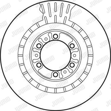 Jurid 562798JC-1 - Brake Disc autospares.lv