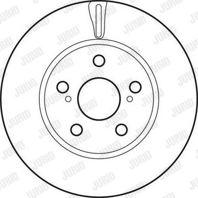 Jurid 562797JC-1 - Brake Disc autospares.lv