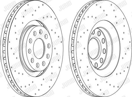 Jurid 562750JC-1 - Brake Disc autospares.lv