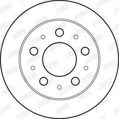 Jurid 562753JC - Brake Disc autospares.lv