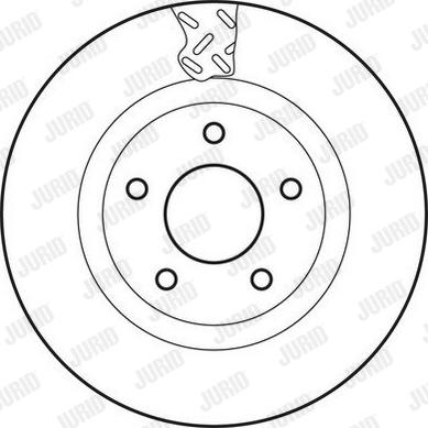 Jurid 562769JC - Brake Disc autospares.lv