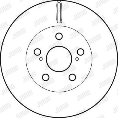 Jurid 562766JC-1 - Brake Disc autospares.lv