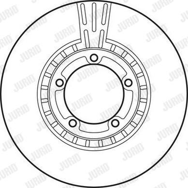 Jurid 562768JC - Brake Disc autospares.lv