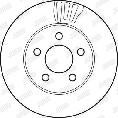 Jurid 562709J-1 - Brake Disc autospares.lv