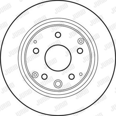 Jurid 562710JC - Brake Disc autospares.lv