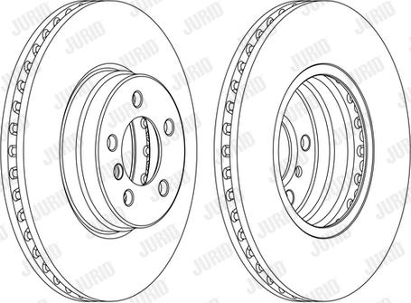 Jurid 562711JC - Brake Disc autospares.lv