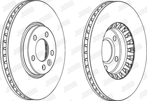 Jurid 562739JC-1 - Brake Disc autospares.lv