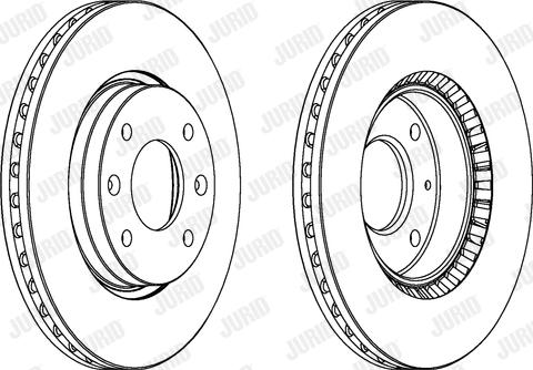 Jurid 562734JC - Brake Disc autospares.lv