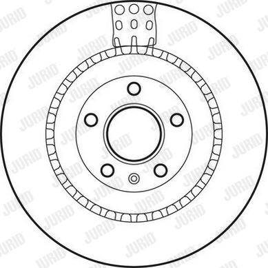 Jurid 562735JC - Brake Disc autospares.lv