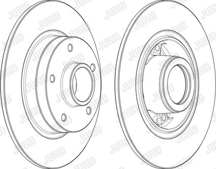 Jurid 562731JC-1 - Brake Disc autospares.lv