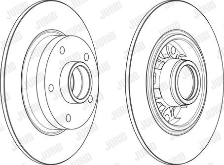 Jurid 562732JC-1 - Brake Disc autospares.lv