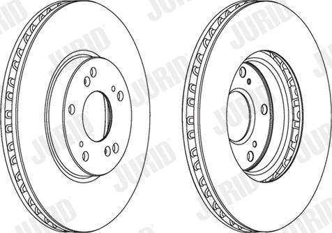 Jurid 562725JC-1 - Brake Disc autospares.lv